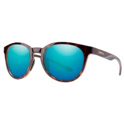 Smith Eastbank Sunglasses Polarized Chromapop in Tortoise with Opal Mirror